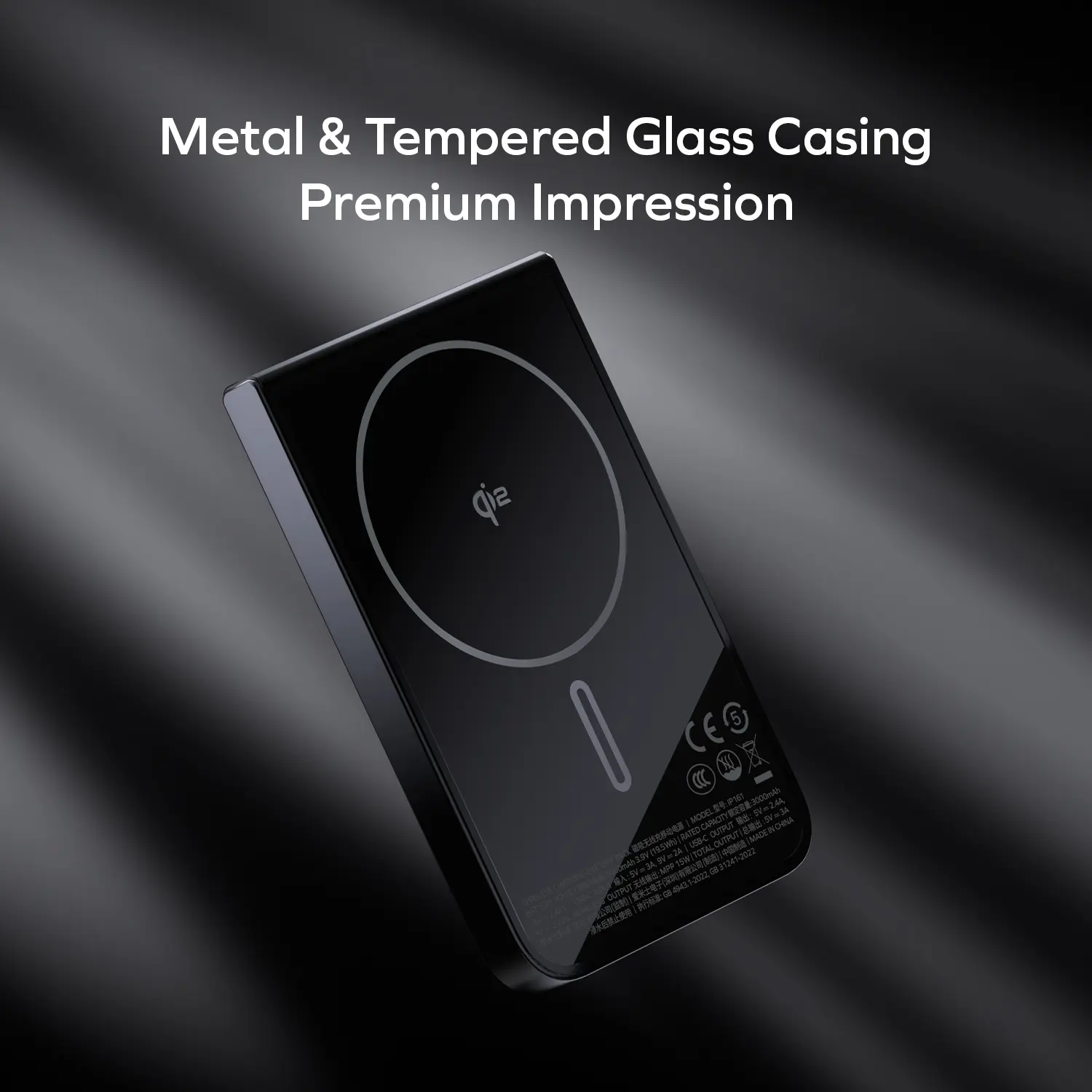 MOMAX 1-Power S.Pass 5000mAh Qi2 Magnetic Wireless Battery Pack · A closer look