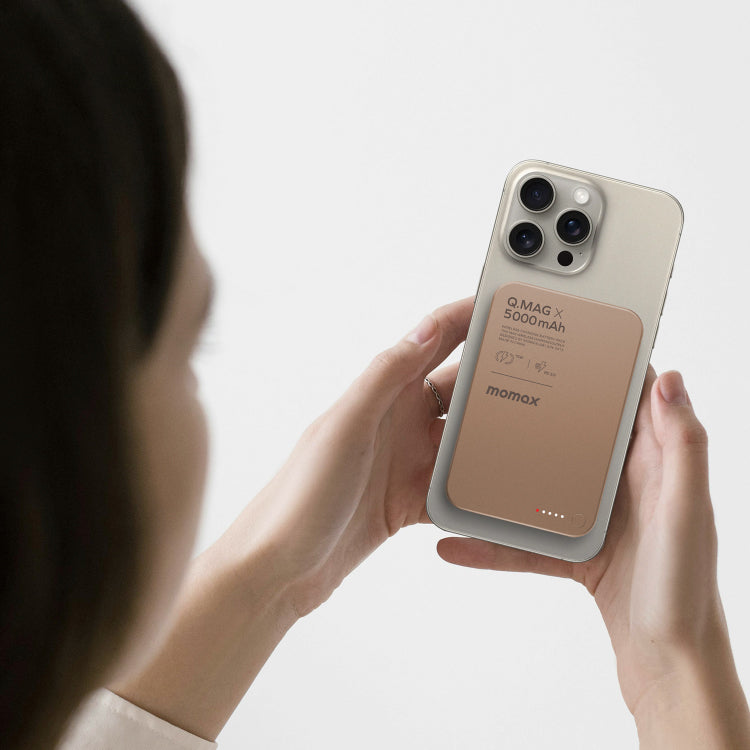 MOMAX Q.Mag X Magnetic Wireless Power Bank 5000mAh - Gen 2 · A closer look