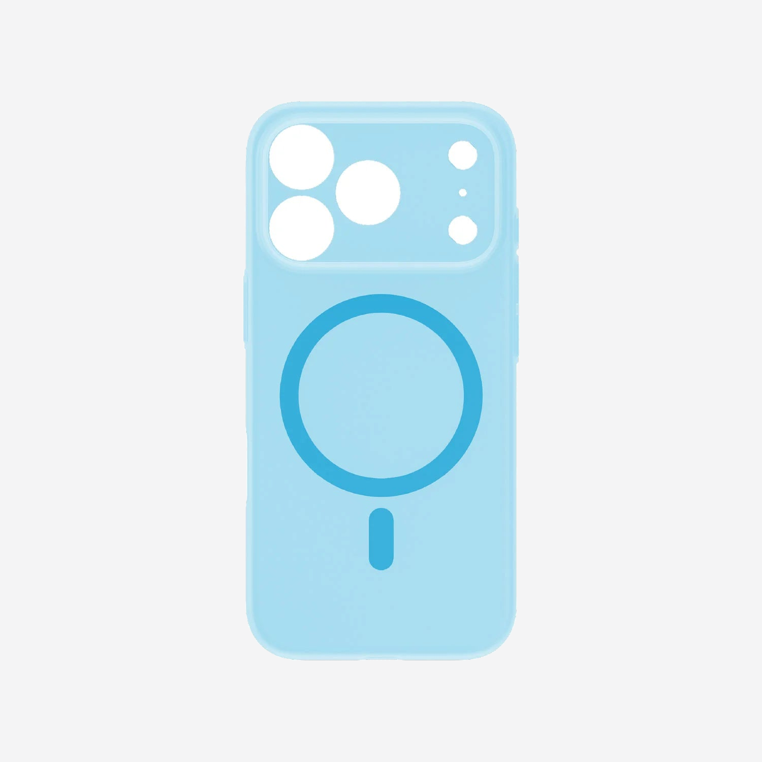MOMAX Sōma Slim Ultra-Thin Magnetic Case iPhone 18 Series · Transparent Blue · iPhone 18 Pro