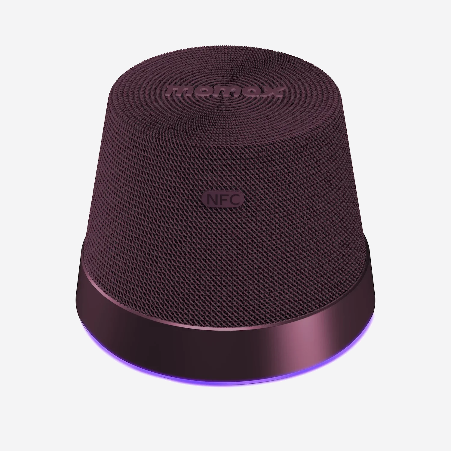 MOMAX 1-Vibe Mood Magnetic Wireless Speaker · Dusky Cherry