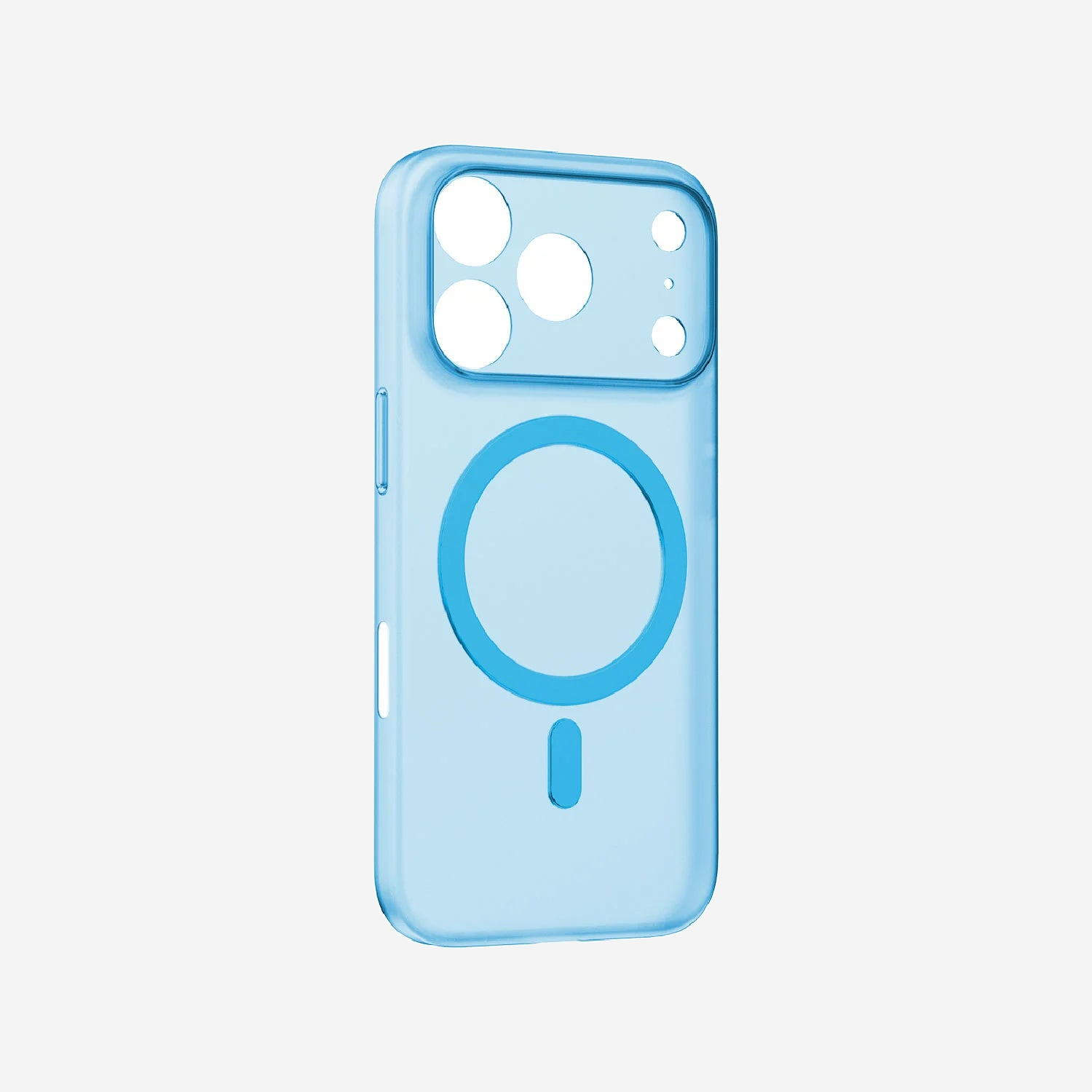 MOMAX Sōma Slim Ultra-Thin Magnetic Case iPhone 18 Series · Transparent Blue · iPhone 18 Pro