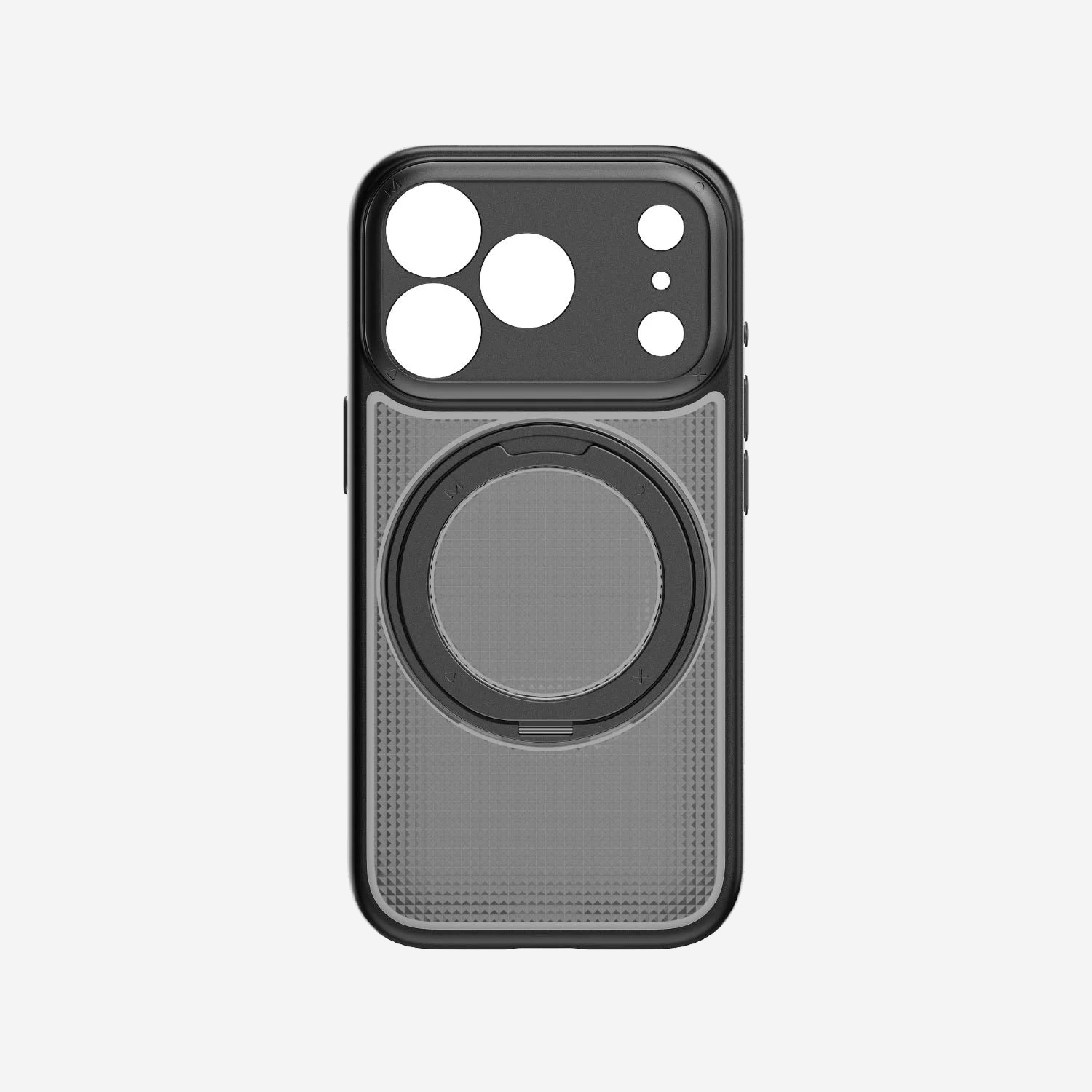 MOMAX Sōma Crystal Magnetic 360° Roller Case iPhone 18 Series · Black · iPhone 18 Pro