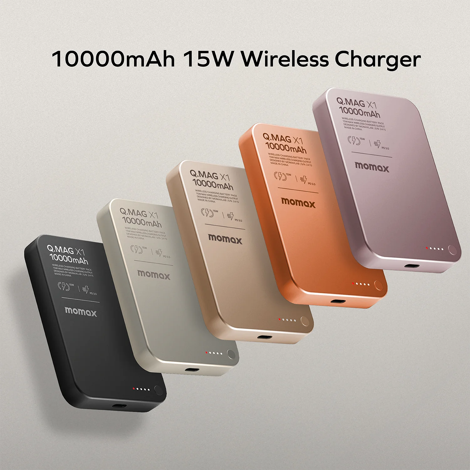 MOMAX Q.Mag X1 Magnetic Wireless Power Bank 10000mAh - Gen 2 · A closer look