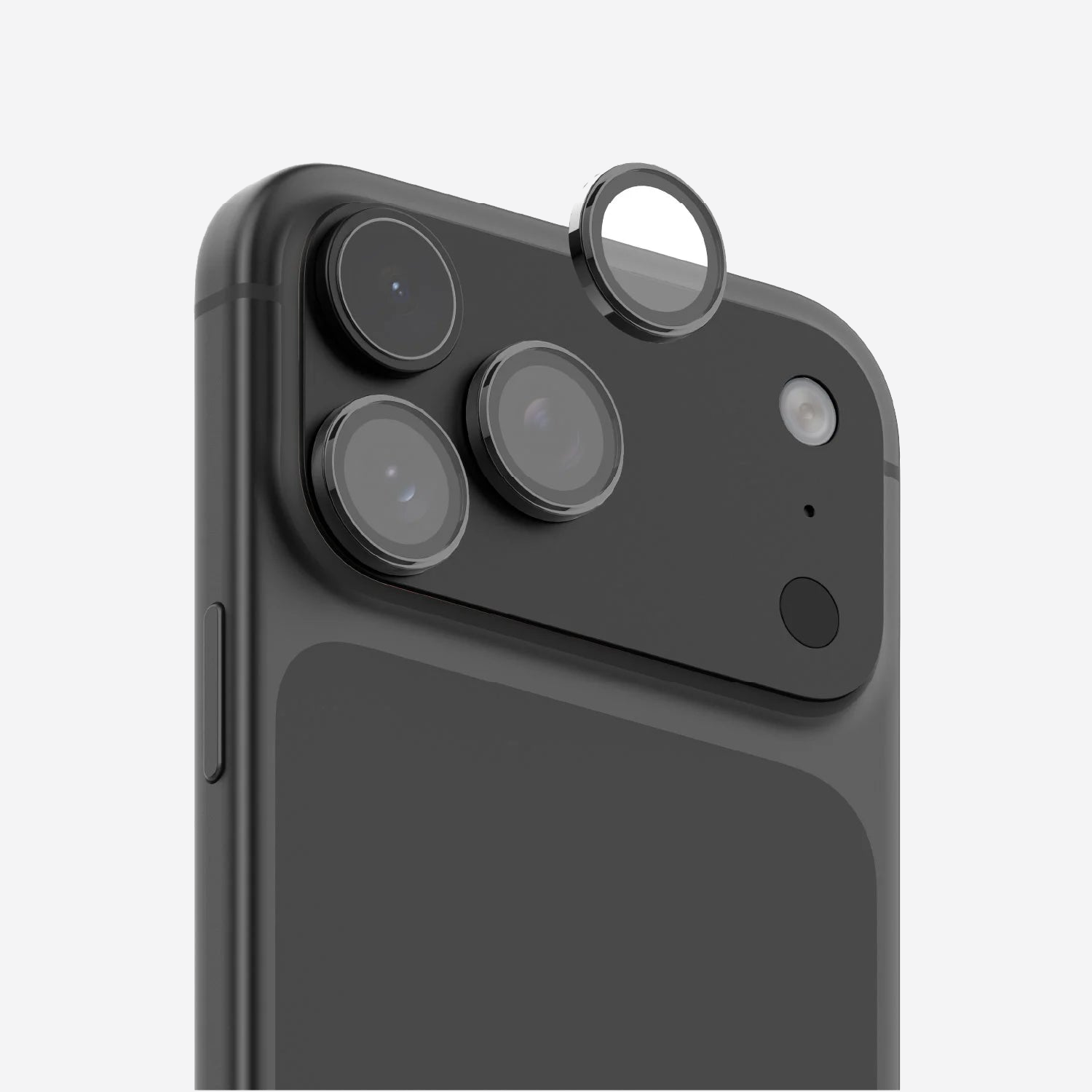 MOMAX Glass Pro+ Full Coverage Tempered Glass Lens Protector iPhone 18 Series · Black · iPhone 18 Pro & Pro Max