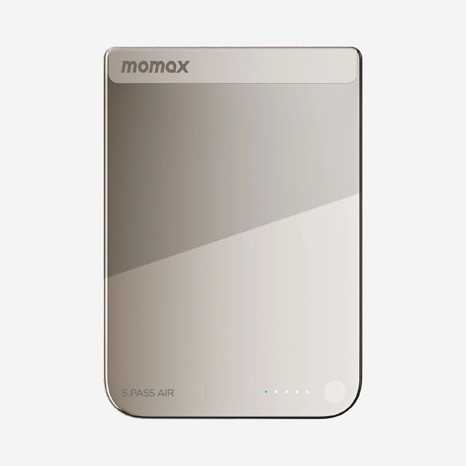 MOMAX 1-Power S.Pass Air 5000mAh Magnetic Wireless Battery Pack · Titanium