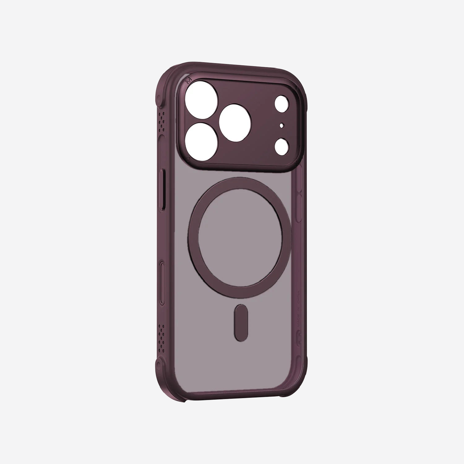 MOMAX Sōma Air Sarung Magnetik untuk Siri iPhone 18 · Merah Ceri Gelap · iPhone 18 Pro