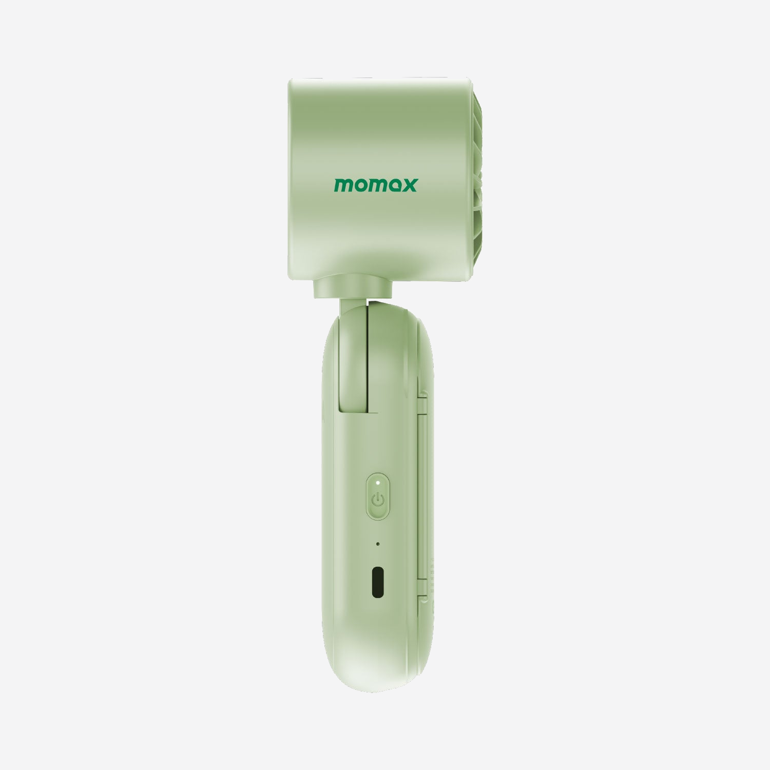 MOMAX 1° Go Clamp Compact Foldable Umbrella-Clip Mini Fan · Green