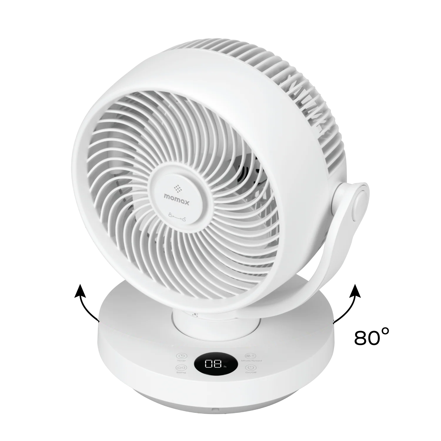 MOMAX Airoma 3D air circulation fan · White