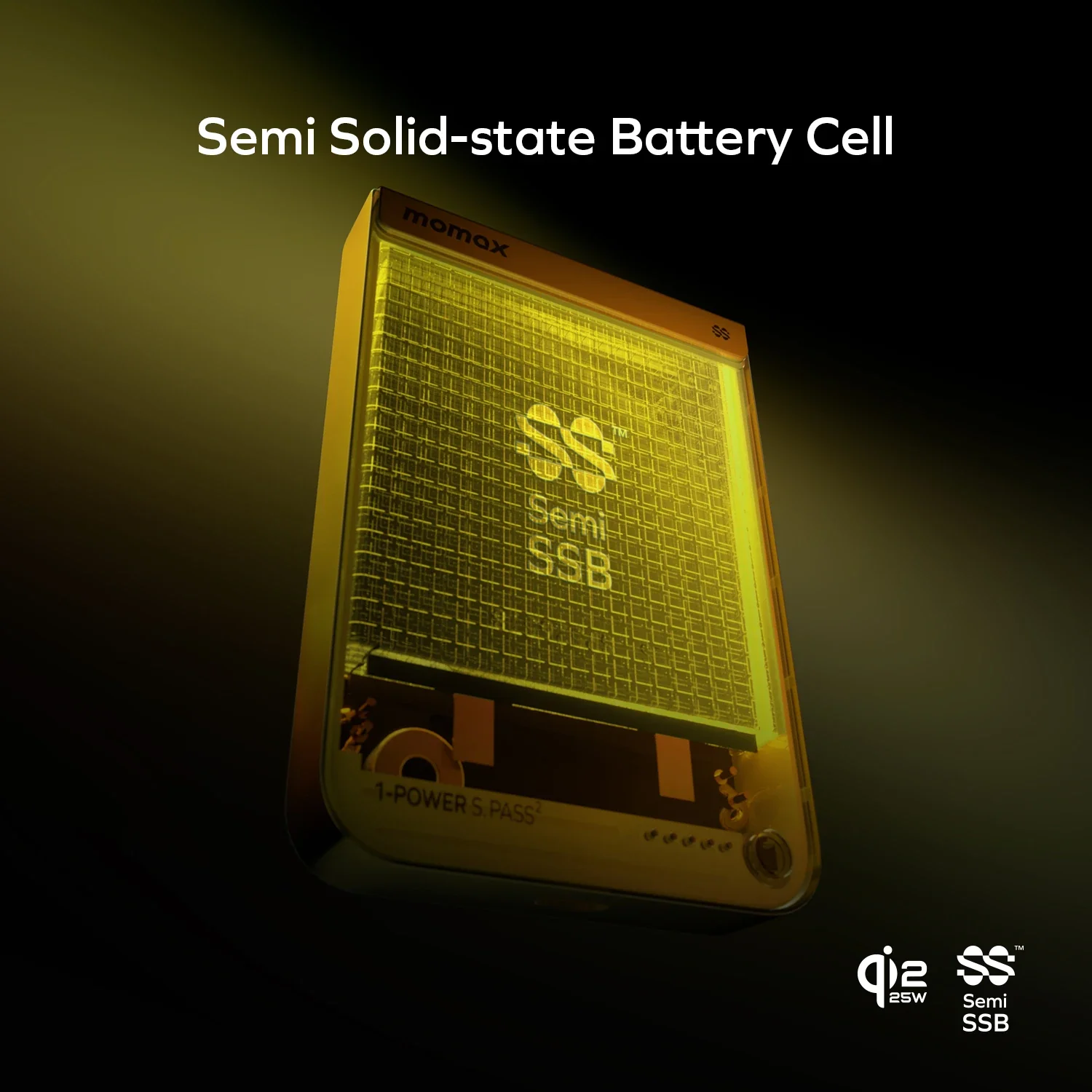 MOMAX 1-Power S.Pass² 10000mAh Semi SSB Magnetic Wireless Battery Pack (CCC) · A closer look