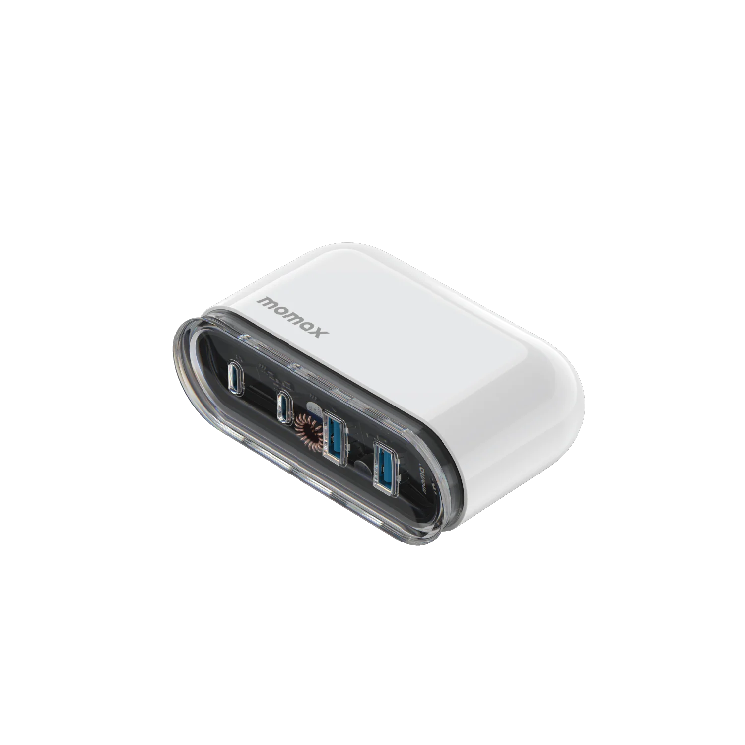 MOMAX 1-Charge Flow 4-Port GaN Charger 80W · A closer look