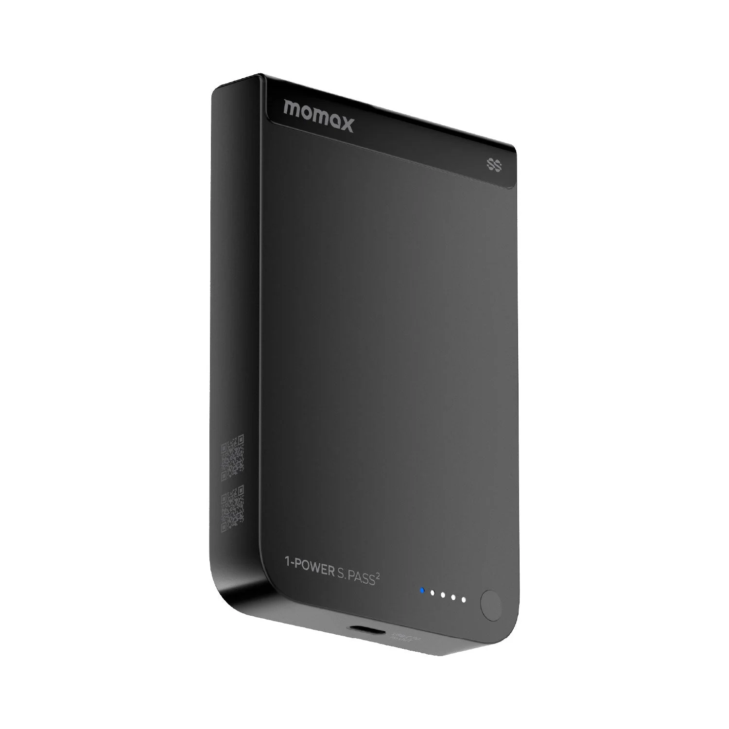 MOMAX 1-Power S.Pass2 Battery Pack — IP163Q22 · 10000mAh · Black