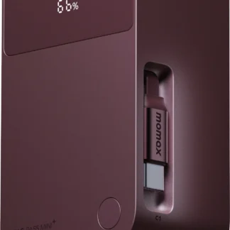 MOMAX 1-PAC Pass Mini+ Battery Pack in Dusky Cherry (SKU IP171R)