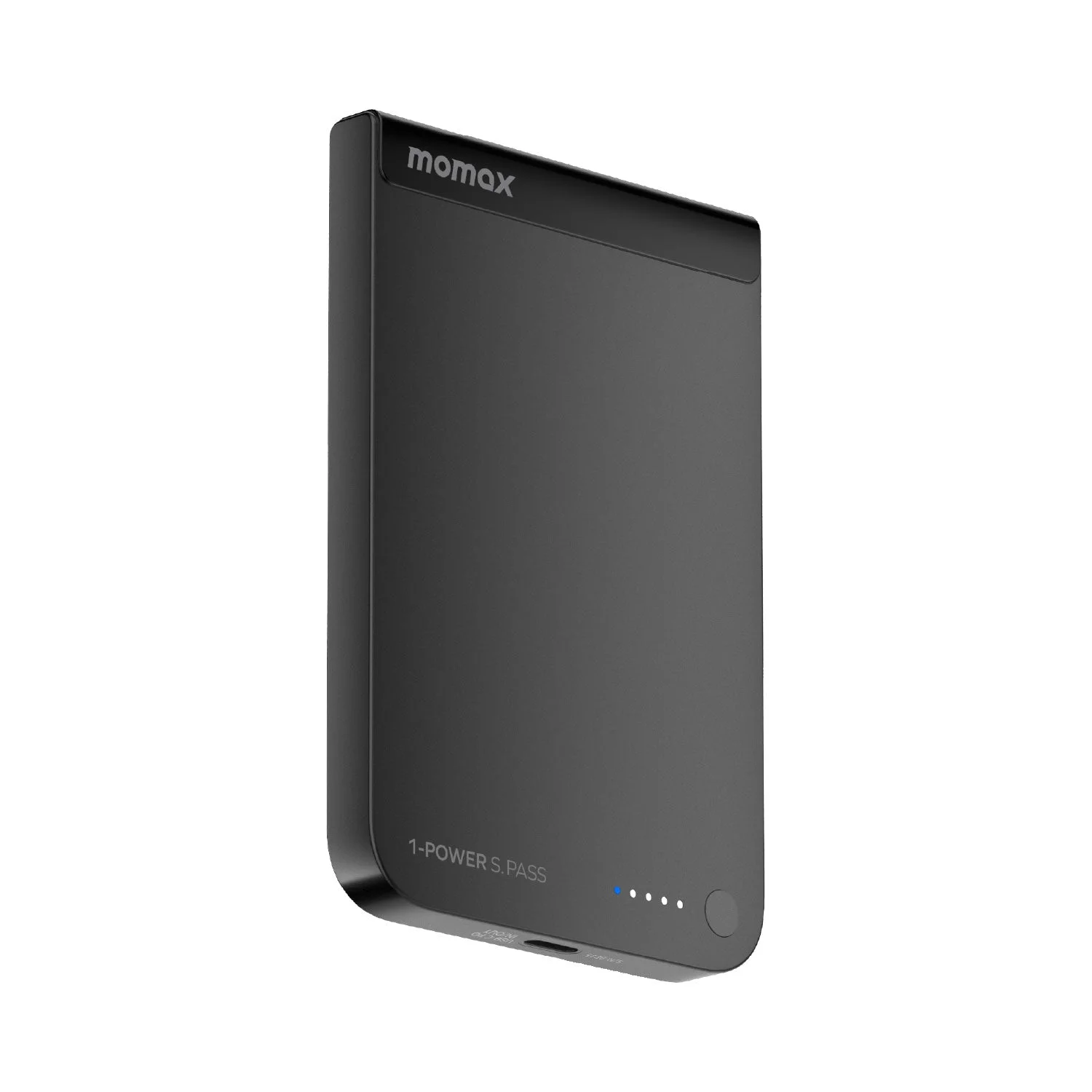 MOMAX 1-Power S.Pass Battery Pack — IP161 · 5000mAh · Black